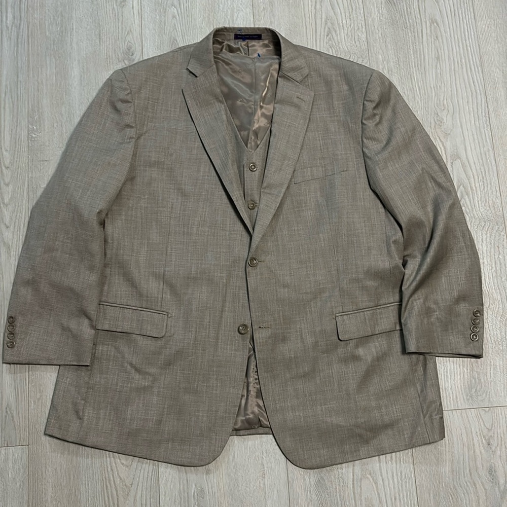 Men's Gray Blazer and Vest